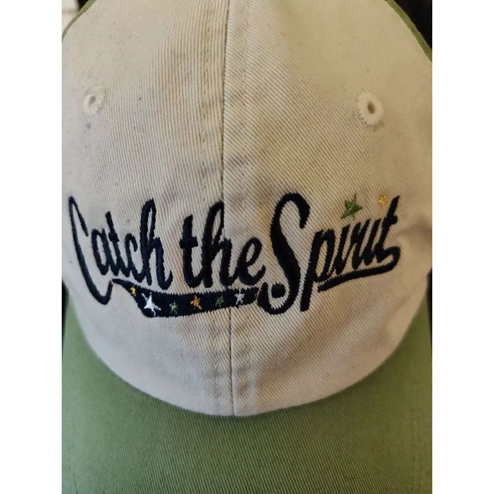 USGA Golf Hat Woodstock Catch The Spirit Adjustable Cap Green/white Extreme Fit